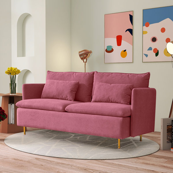 Mercer41 Gonul 64'' Upholstered Loveseat Wayfair